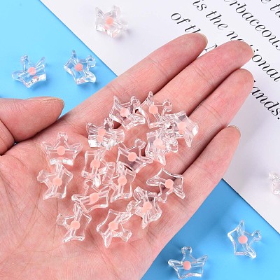 Transparent Acrylic Beads MACR-S373-105-B01-1