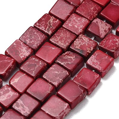 Dyed Natural Imperial Jasper Beads Strands G-F833-A01-01B-1