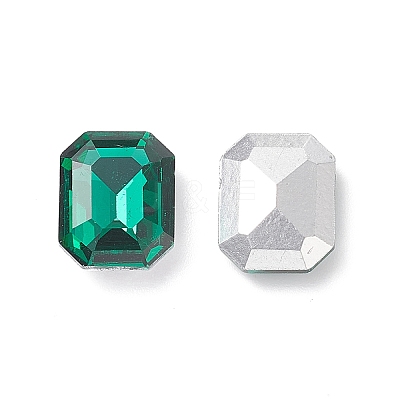 Pointed Back Glass Rhinestone Cabochons RGLA-T079-8x10mm-15-1