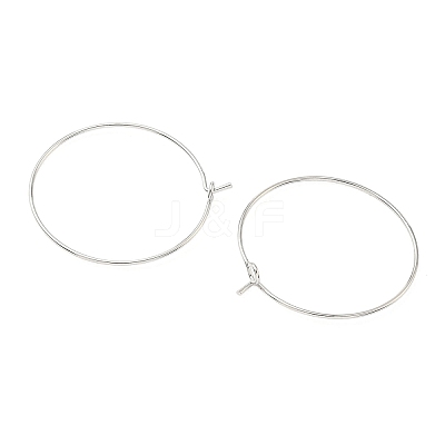 SHEGRACE Brass Hoop Earrings Findings XGR0005P-70P-1