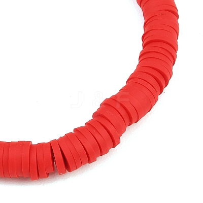 30Pcs Handmade Polymer Clay & Acrylic Bead Bracelets BJEW-PH02007-1