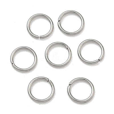 Tarnish Resistant 304 Stainless Steel Open Jump Rings STAS-M008-04A-1
