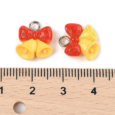 Christmas Theme Opaque Resin Pendants RESI-S08-02F-1