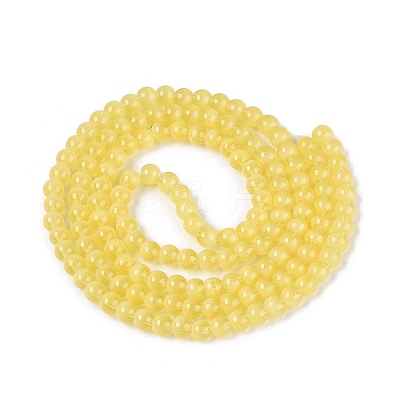 Acrylic Imitation Cat Eye Beads Strands OACR-Q197-01A-17-1