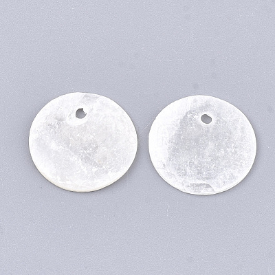 Capiz Shell Pendants SHEL-S274-71B-1