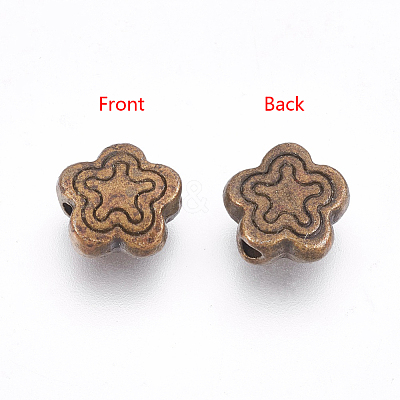 Tibetan Silver Alloy Beads X-MLF10690Y-NF-1