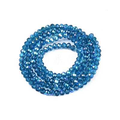 Electroplate Glass Beads Strands EGLA-A044-T2mm-L27-1