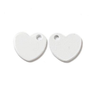 Spray Painted 201 Stainless Steel Charms STAS-G304-25B-1