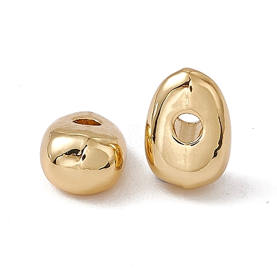 Rack Plating Brass Beads KK-C007-42G-1