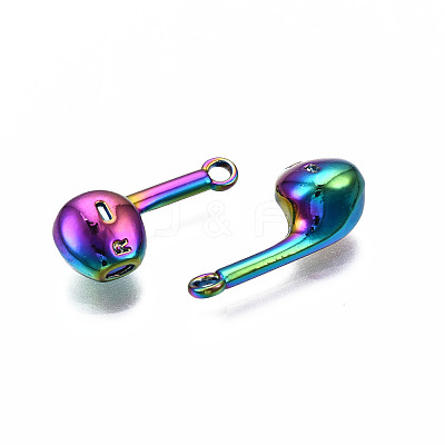 Rainbow Color Alloy Pendants PALLOY-N163-103-NR-1