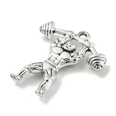 Tibetan Style Alloy Pendants TIBE-Q098-12B-1