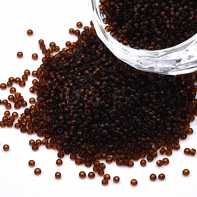 15/0 Transparent Czech Glass Seed Beads SEED-N004-004-21-1