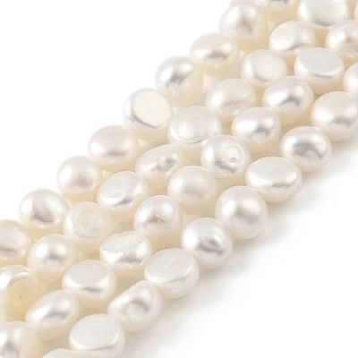Natural Cultured Freshwater Pearl Beads Strands PEAR-A006-07F-1