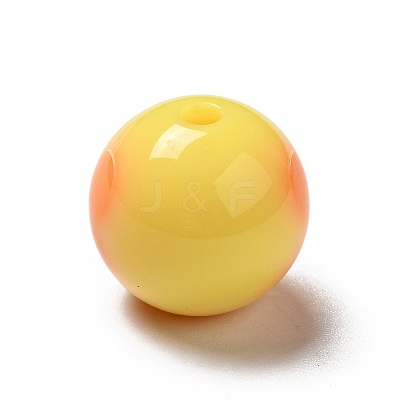 Two Tone Opaque Acrylic Beads LS-SACR-K003-03A-1