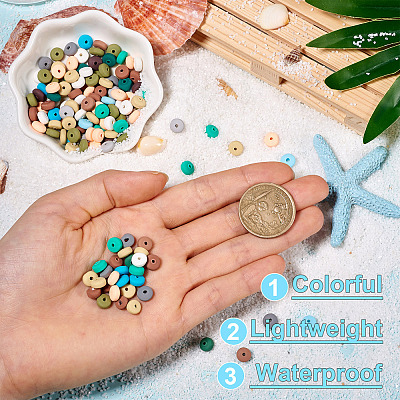 4 Strands 4 Style Handmade Polymer Clay Beads CLAY-CW0001-04-1