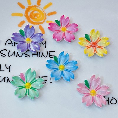 Opaque Resin Enamel Cabochons CRES-D308-10-1