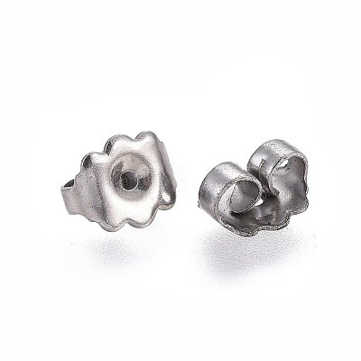 Non-Tarnish 304 Stainless Steel Ear Nuts X-STAS-L221-12P-1