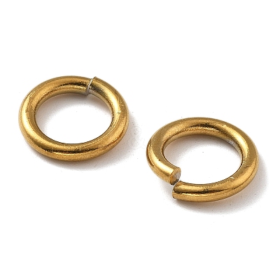 Ion Plating(IP) 304 Stainless Steel Open Jump Rings STAS-M081-02G-04-1