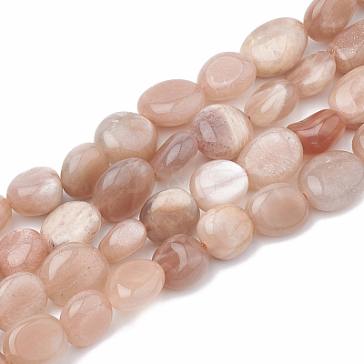 Natural Sunstone Beads Strands G-S331-8x10-011-1