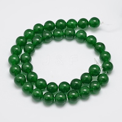 Natural & Dyed Malaysia Jade Bead Strands X-G-A146-10mm-A06-1