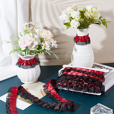 7.5 Yards Double Polyester Lace Trim for Sewing Decoration OCOR-HY0001-51D-1