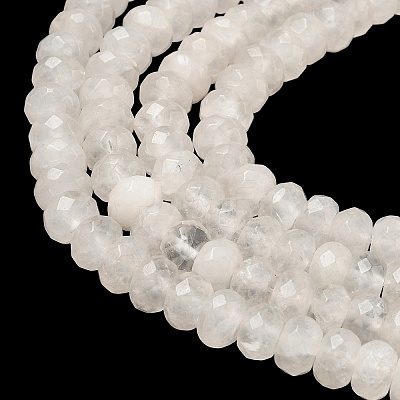 Natural Quartz Crystal Beads Strands X-G-R186-14-1