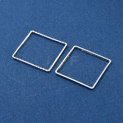 Brass Beads Frames KK-M288-01S-G-1