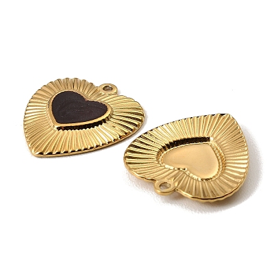 304 Stainless Steel Enamel Pendants LS-STAS-I371-31G-03-1