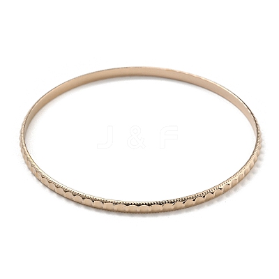 7Pcs 3 Colors PVD Vacuum Plating 202 Stainless Steel Bangle Sets BJEW-M317-12-1