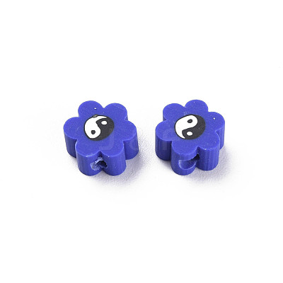 Handmade Polymer Clay Beads CLAY-N008-027E-1