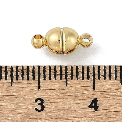 Rack Plating Brass Magnetic Clasps KK-Z070-19G-01-1