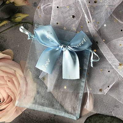 Rectangle Organza Drawstring Bags PAAG-PW0007-09A-06-1