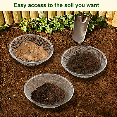 6Pcs 6 Styles Iron Mesh Garden Sieve TOOL-DL0001-05-1