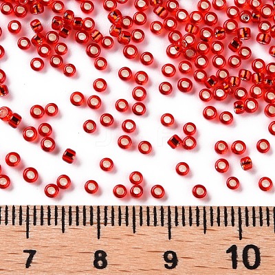 11/0 Grade A Transparent Glass Seed Beads X-SEED-Q007-F37-1