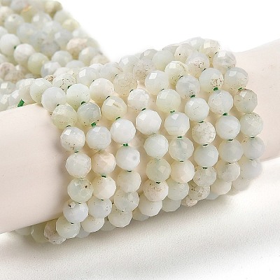 Natural Green Opal Beads Strands G-Z035-A02-03B-1