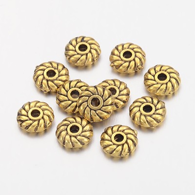 Tibetan Style Alloy Spacer Beads GLF10764Y-NF-1