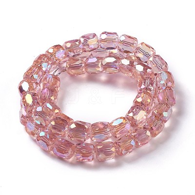 AB Color Plated Glass Beads GLAA-F108-12A-01-1