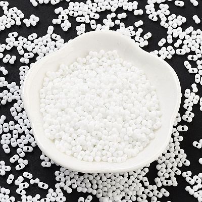 Baking Paint Glass Seed Beads SEED-A033-04M-1