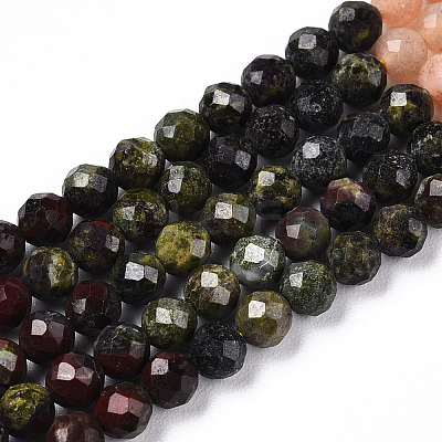 Natural & Synthetic Mixed Gemstone Beads Strands G-D080-A01-01-17-1