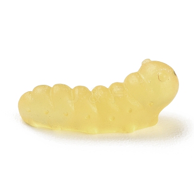 Luminous Resin Worm Ornament DJEW-R011-01C-06-1