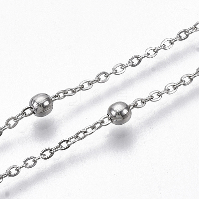 Tarnish Resistant 304 Stainless Steel Cable Chains CHS-S006-JN961-1-1