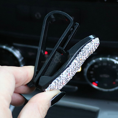 4Pcs Plastic Glasses Holders for Car Sun Visor AJEW-AN0007-28-1