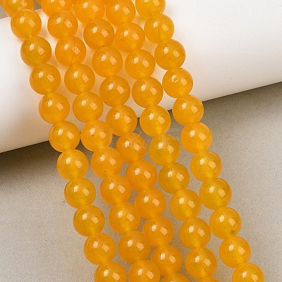 Dyed Natural White Jade Beads Strands GG-CBAD029-A11-8mm-1