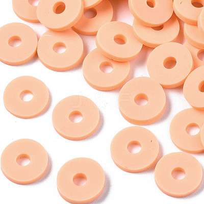 Handmade Polymer Clay Beads CLAY-R067-8.0mm-B13-1