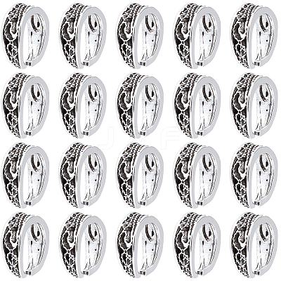 80Pcs Alloy Snap on Bails FIND-SC0023-85-1