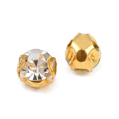 Flat Round Sew on Rhinestone Montee Beads STAS-B107-01A-01G-1