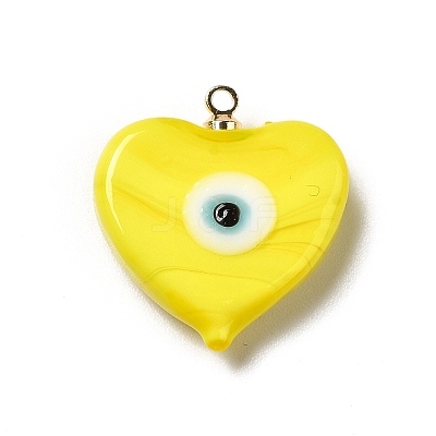 Handmade Lampwork Pendants LAMP-E030-01G-03-1