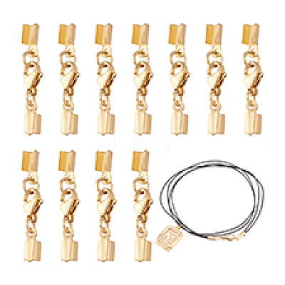 20Pcs 304 Stainless Steel Lobster Claw Clasps STAS-PH0006-15-1