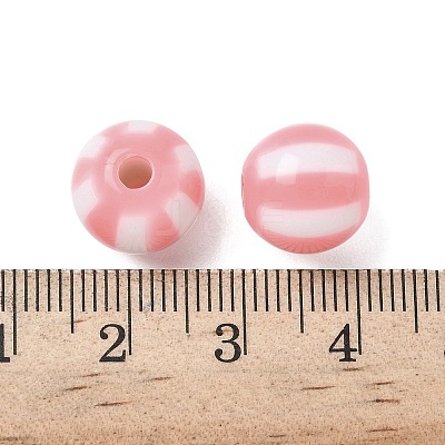 Opaque Acrylic Beads OACR-D314-07B-1