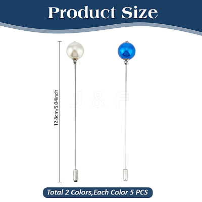 10Pcs Brass Brooch JEWB-DR00006-1